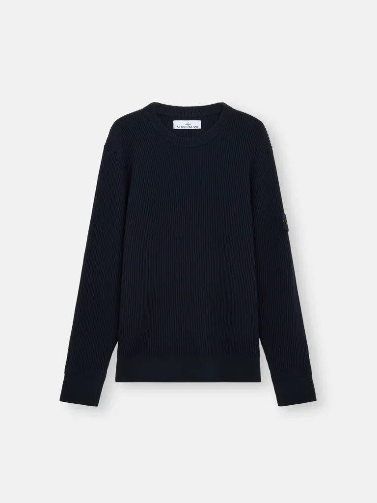 MAGLIONE STONE ISLAND BLU