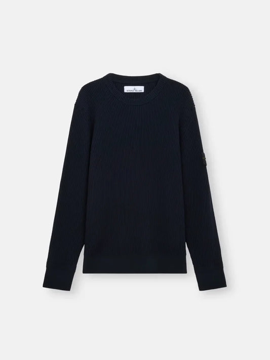 MAGLIONE STONE ISLAND BLU