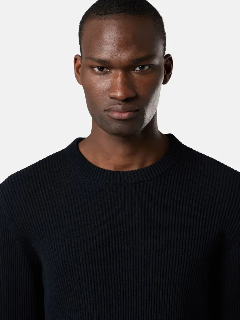 MAGLIONE STONE ISLAND BLU