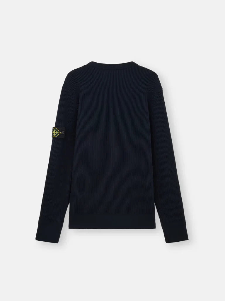 MAGLIONE STONE ISLAND BLU