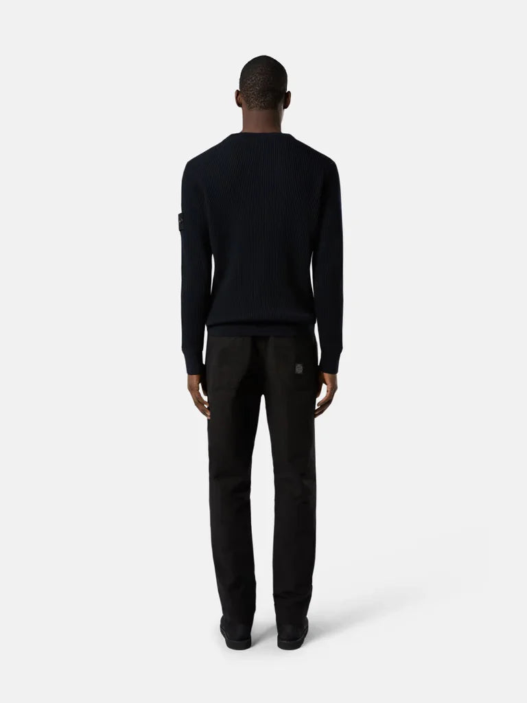 MAGLIONE STONE ISLAND BLU